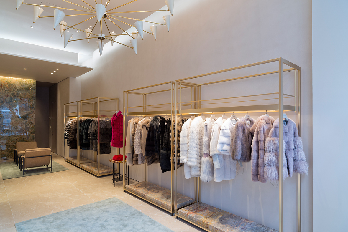 bienenstein concepts projects retail yvessalomon store madisonavenue nyc interior